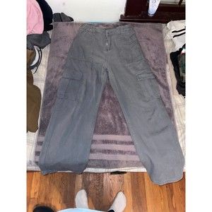 Grey Cargo Pants Grunge